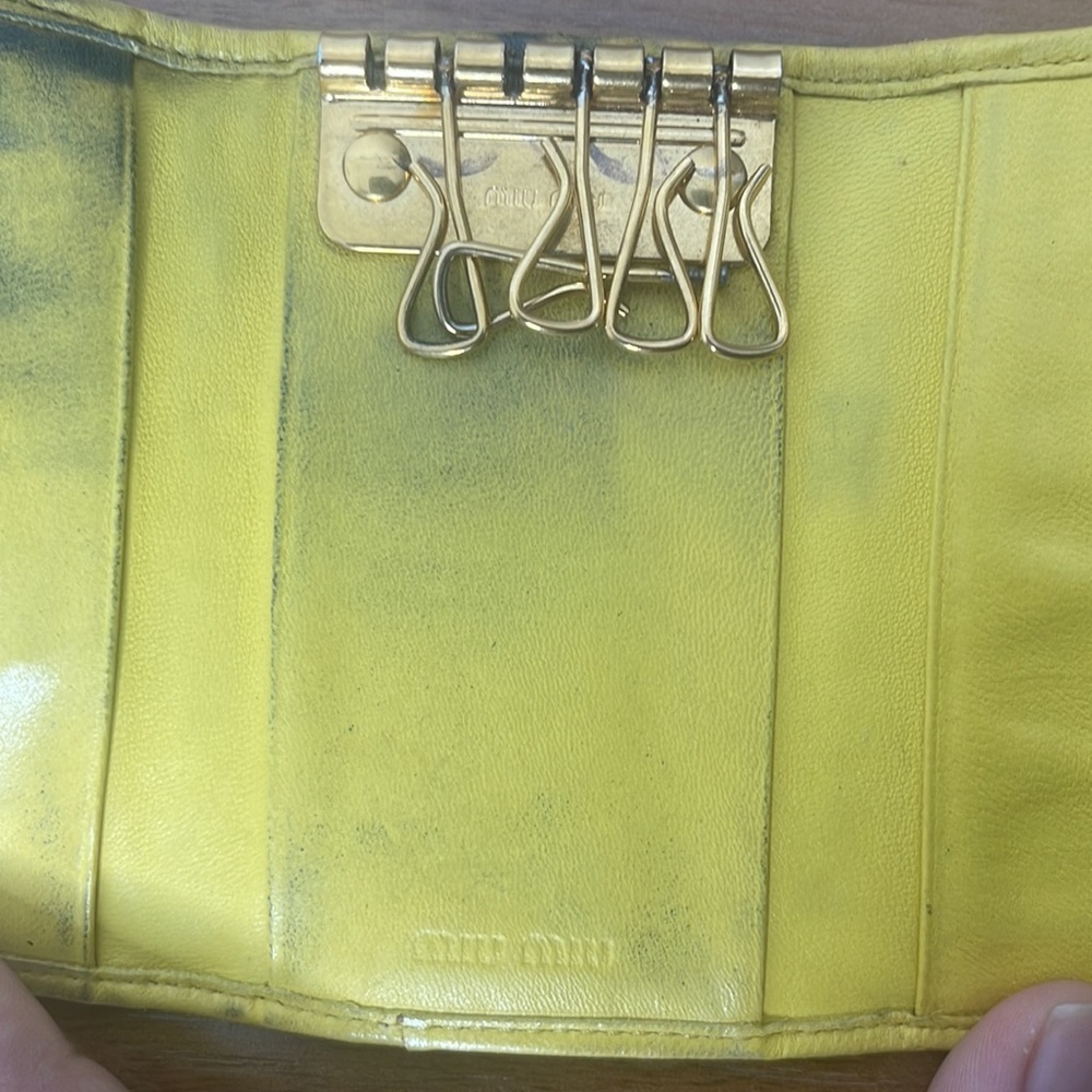 Miu Miu Matelass Key Holder Wallet - image 4